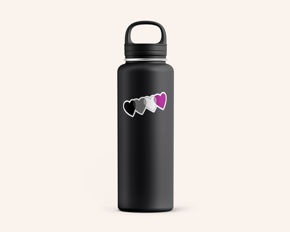 Hearts Asexual Sticker-Stickers-nakedpastor