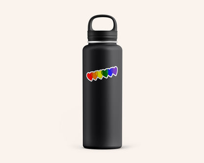 Hearts LGBTQ Sticker-Stickers-nakedpastor
