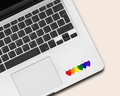Hearts LGBTQ Sticker-Stickers-nakedpastor