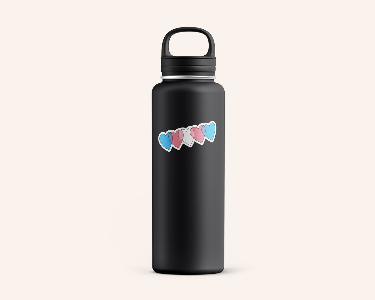 Hearts Trans Sticker-Stickers-nakedpastor