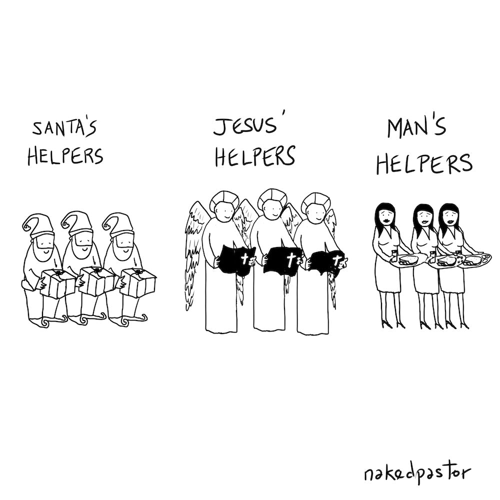 Helpers Digital Cartoon-Cartoons-nakedpastor