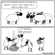 Heretic April Fools' Digital Cartoon-Digital Cartoons-nakedpastor