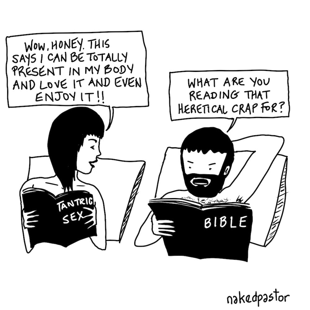 Heretical Crap Digital Cartoon-Cartoons-nakedpastor