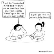 Holy Ghosted Digital Cartoon - by nakedpastor
