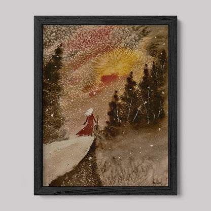 Timber Series "I Won't Stop Singing" Print-Paintings-nakedpastor