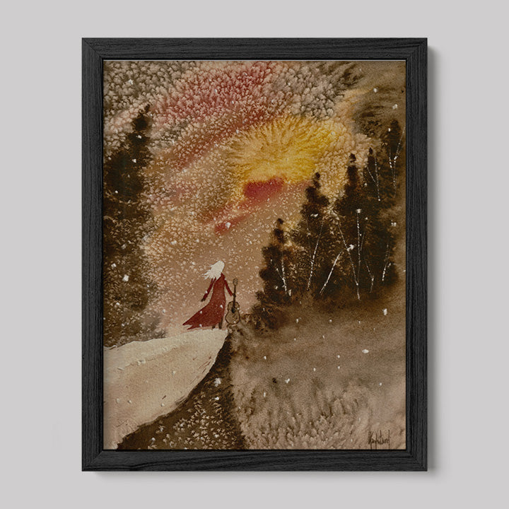 Timber Series "I Won't Stop Singing" Print-Paintings-nakedpastor