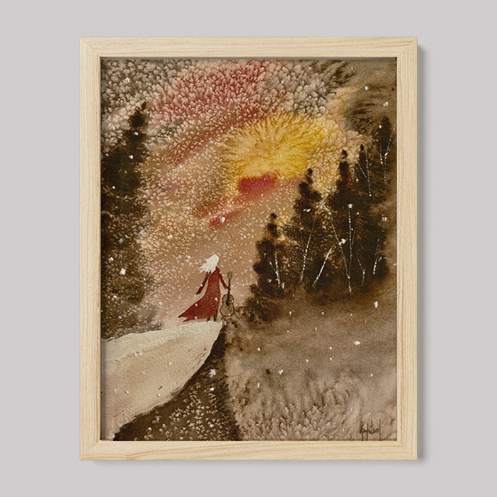 Timber Series "I Won't Stop Singing" Print-Paintings-nakedpastor