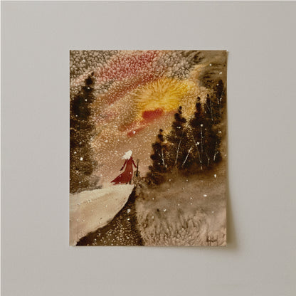 Timber Series "I Won't Stop Singing" Print-Paintings-nakedpastor