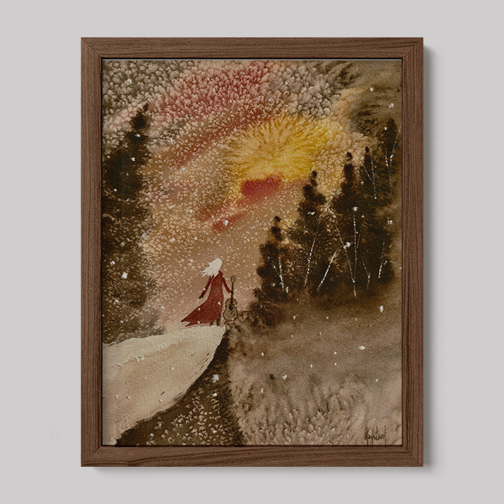 Timber Series "I Won't Stop Singing" Print-Paintings-nakedpastor