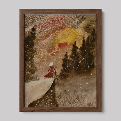 Timber Series "I Won't Stop Singing" Print-Paintings-nakedpastor