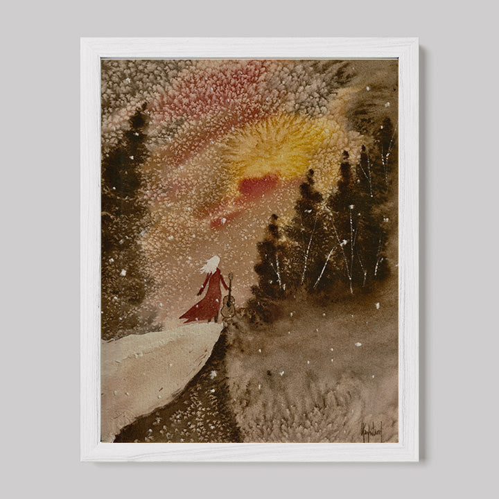 Timber Series "I Won't Stop Singing" Print-Paintings-nakedpastor