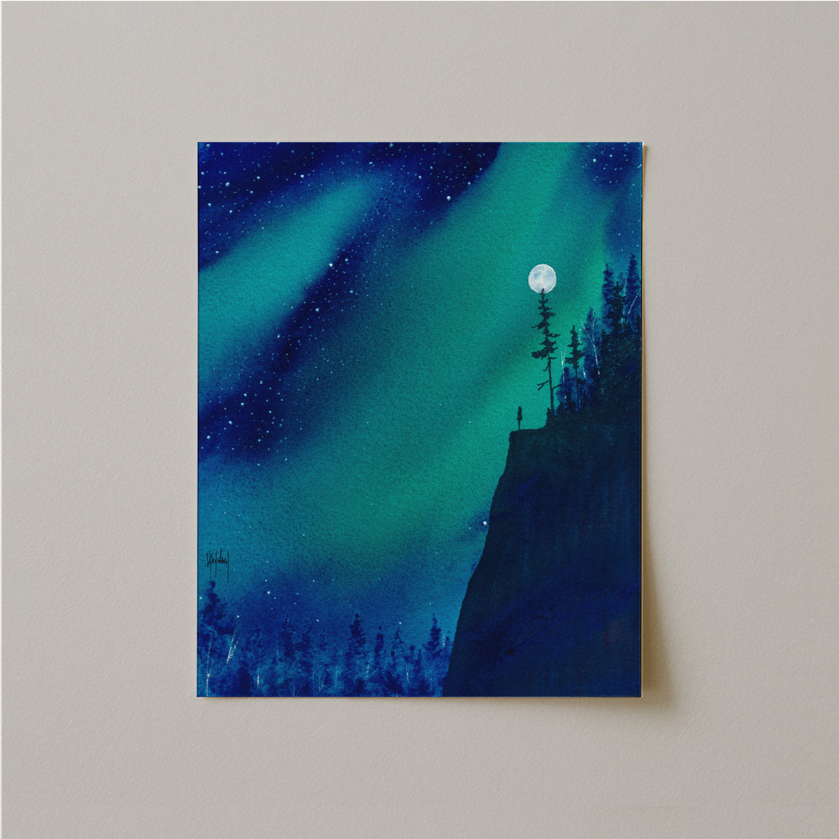 I Feel The Need To Be Seen Watercolor Print-Paintings-nakedpastor