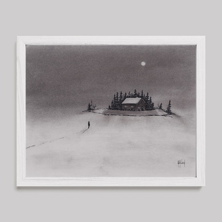 I Just Want to Come Home Charcoal Print