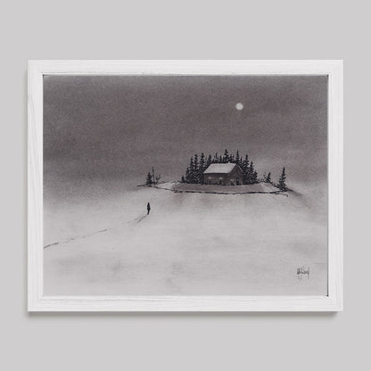 I Just Want to Come Home Charcoal Print