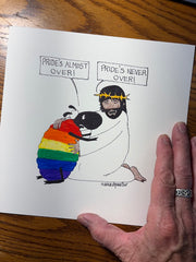 Pride's Never Over Original Cartoon Drawing-Cartoons-nakedpastor