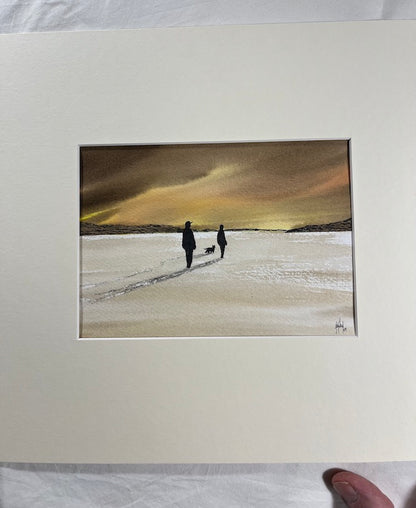 I Love the Space Before Us Original Watercolor Painting