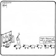Lead Us Astray Digital Cartoon - by nakedpastor