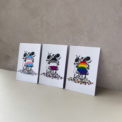 Rainbow Haircut Mini Print-nakedpastor