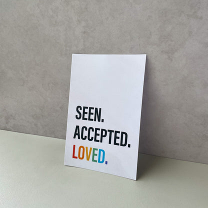 Seen Accepted Loved Mini Print-nakedpastor