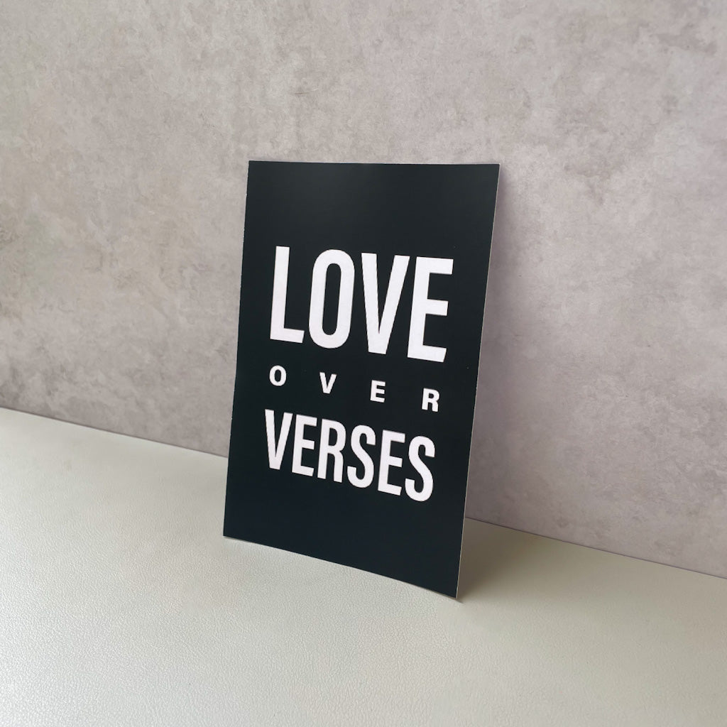 Love over Verses Mini Print-nakedpastor