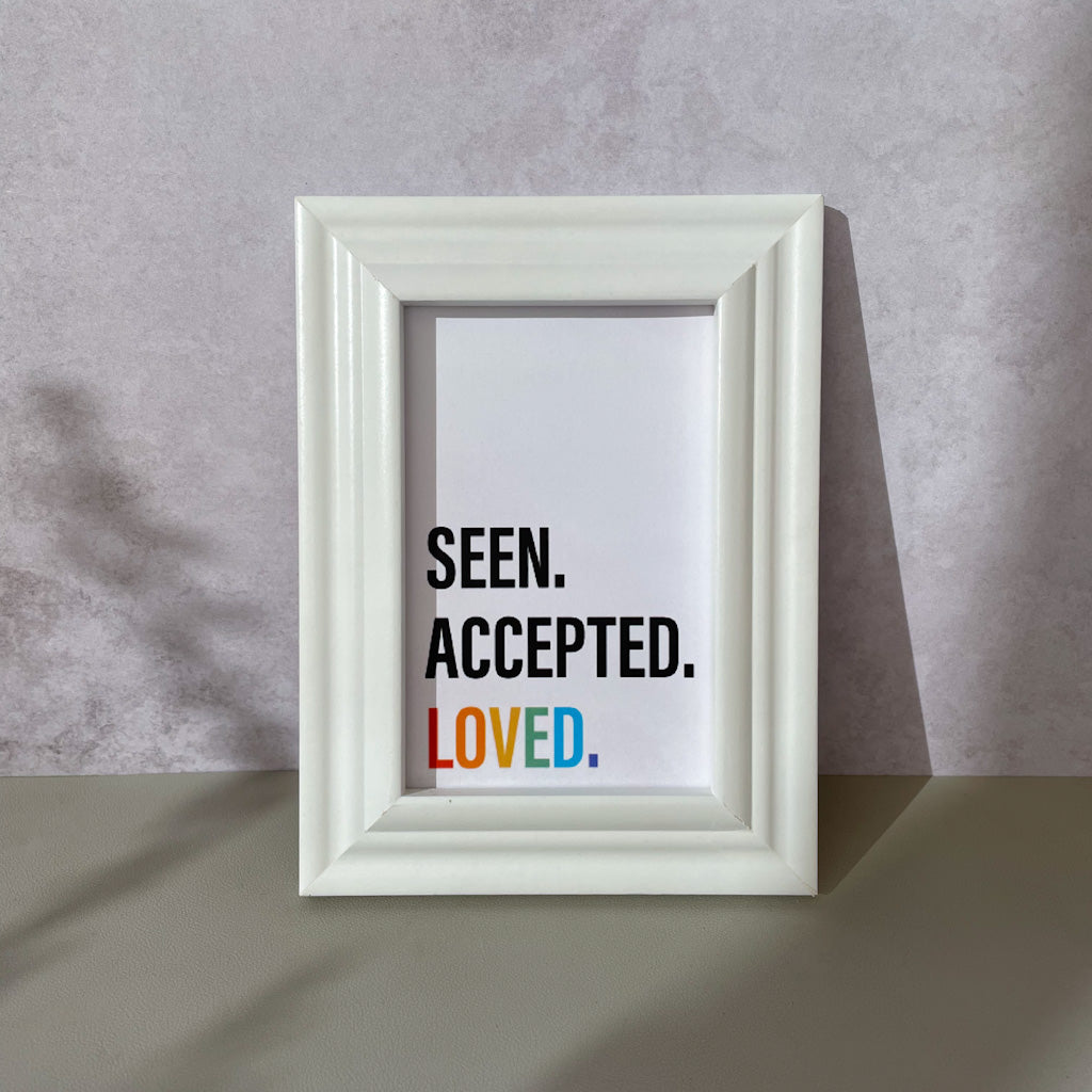 Seen Accepted Loved Mini Print-nakedpastor