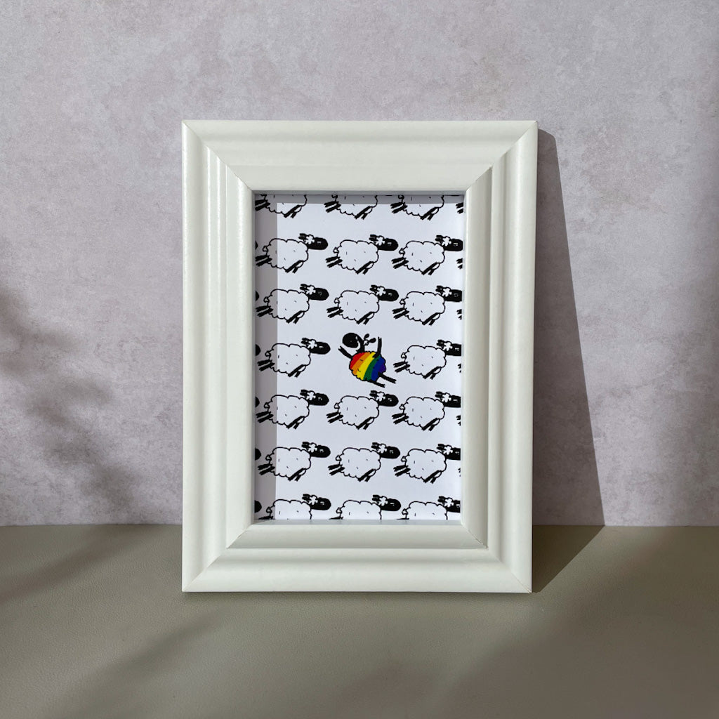 Go Against the Flock Mini Print-nakedpastor