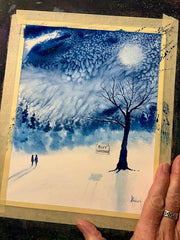 Buy Something Original Watercolor Painting-Painting-nakedpastor
