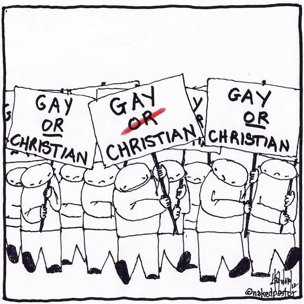 Gay or Christian Digital Cartoon - by nakedpastor