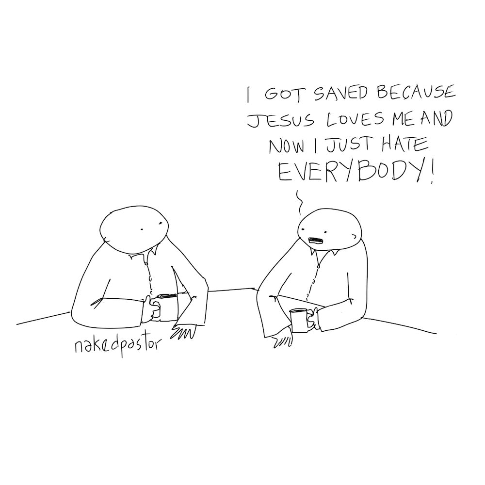 I Got Saved Digital Cartoon-Digital Cartoons-nakedpastor