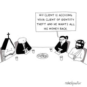 Identity Theft Digital Cartoon-Digital Cartoons-nakedpastor