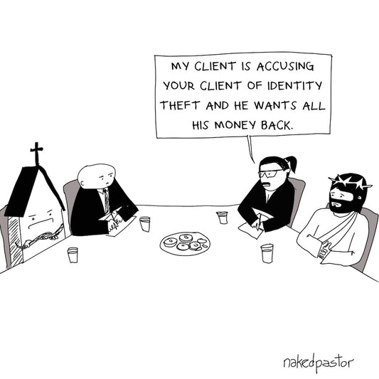 Identity Theft Digital Cartoon-Digital Cartoons-nakedpastor