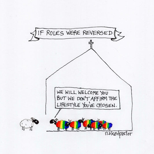 If Roles Were Reversed Digital Cartoon-Digital Cartoons-nakedpastor