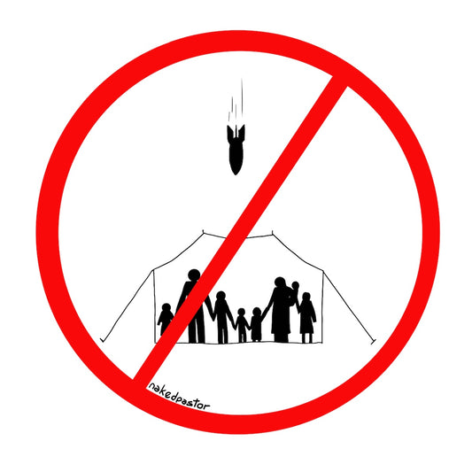 In Tents Digital Cartoon - by nakedpastor