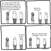 Inappropriate Remarks Digital Cartoon-Digital Cartoons-nakedpastor