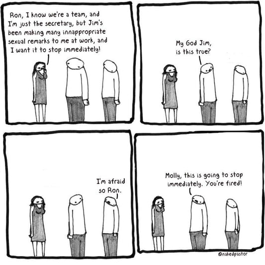 Inappropriate Remarks Digital Cartoon-Digital Cartoons-nakedpastor