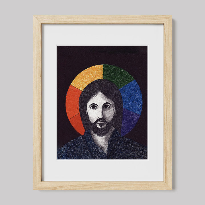 Includer Image of Christ Print-Drawings-nakedpastor