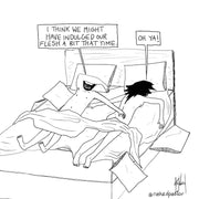 Indulging the Flesh Digital Cartoon - by nakedpastor