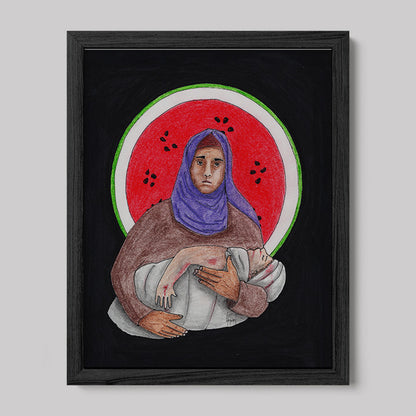 Tender and Mild Art Print-Drawing-nakedpastor