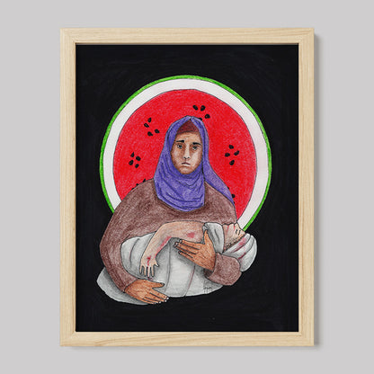 Tender and Mild Art Print-Drawing-nakedpastor