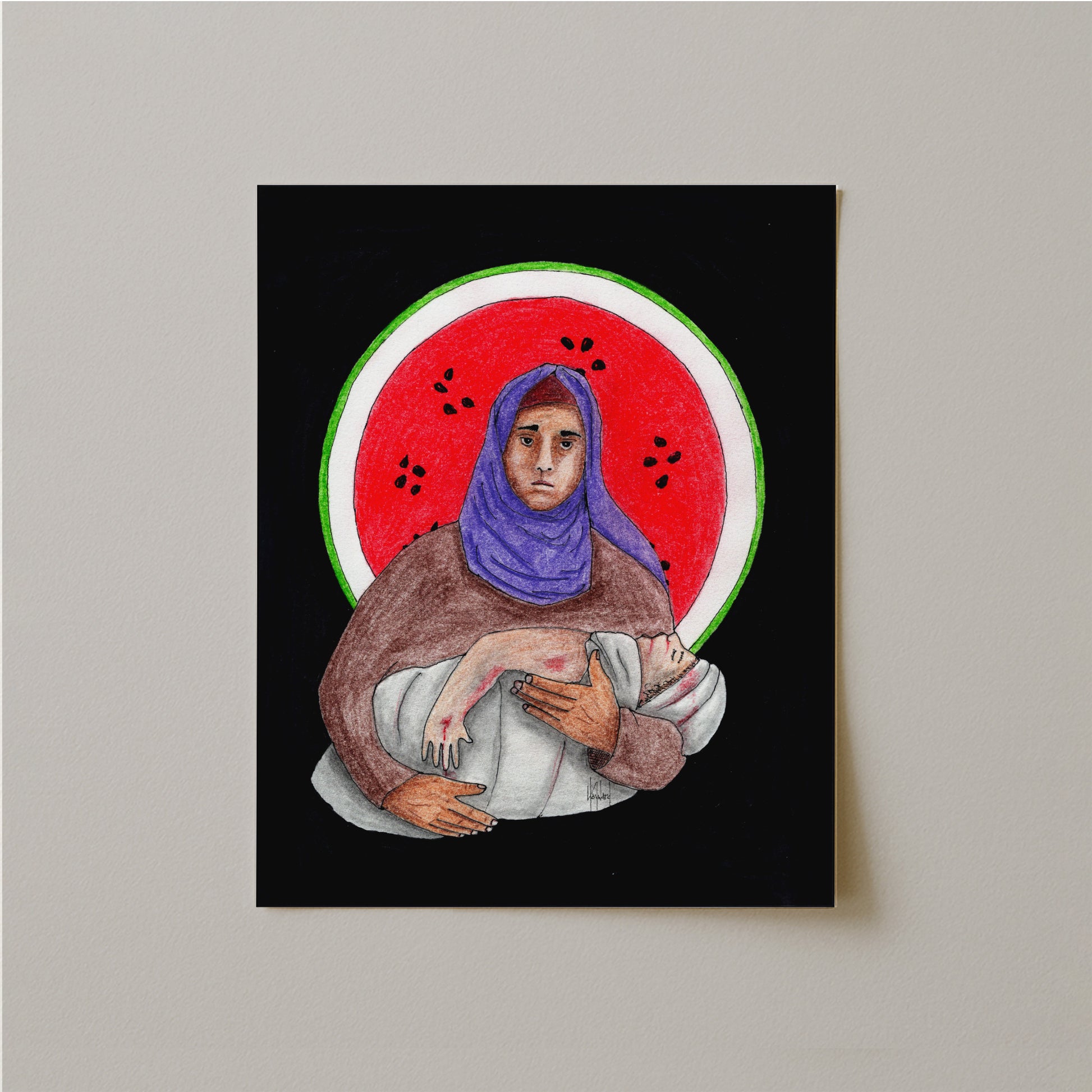 Tender and Mild Art Print-Drawing-nakedpastor