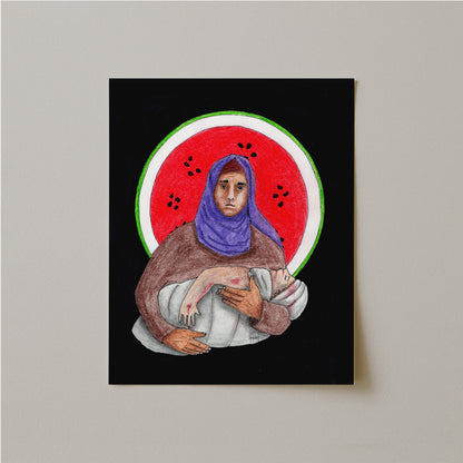 Tender and Mild Art Print-Drawing-nakedpastor
