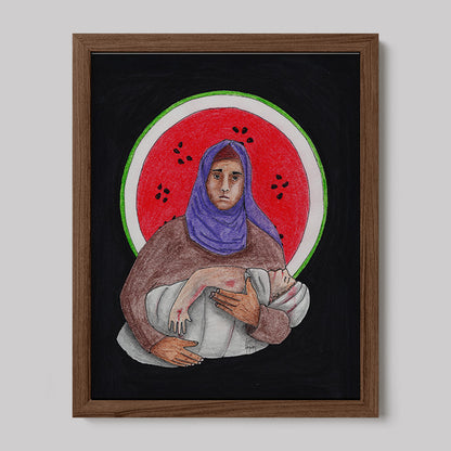 Tender and Mild Art Print-Drawing-nakedpastor