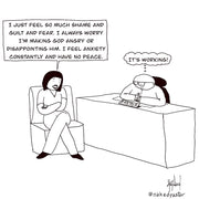 Spiritual Abuse and It's Working Digital Cartoon - by nakedpastor