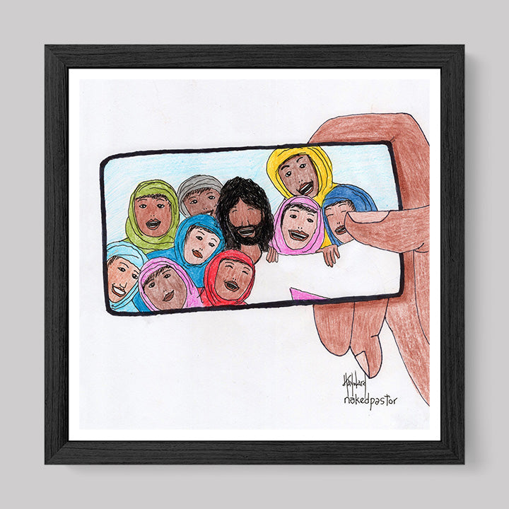 Jesus And His Disciples Print-Cartoons-nakedpastor