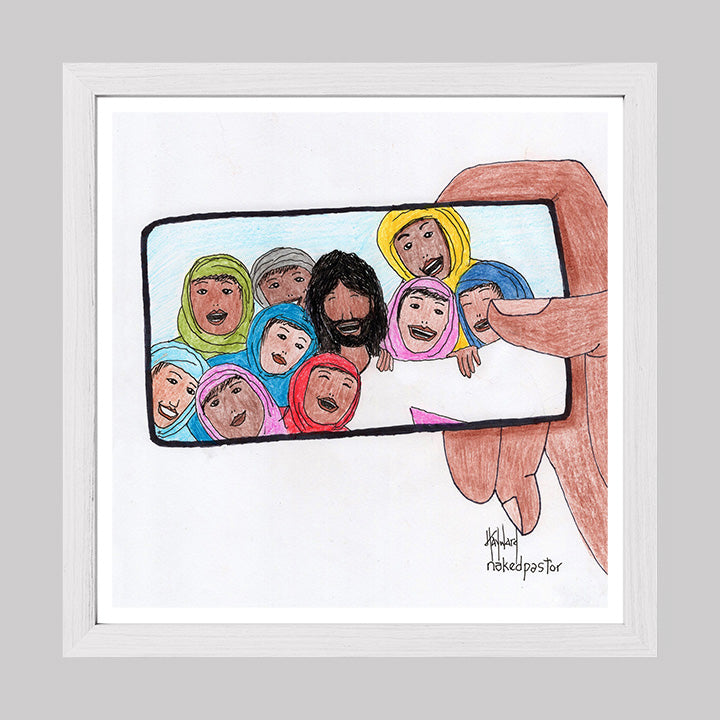 Jesus And His Disciples Print-Cartoons-nakedpastor