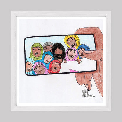 Jesus And His Disciples Print-Cartoons-nakedpastor