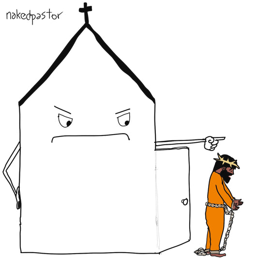 Jesus Deported Digital Cartoon-Digital Cartoons-nakedpastor