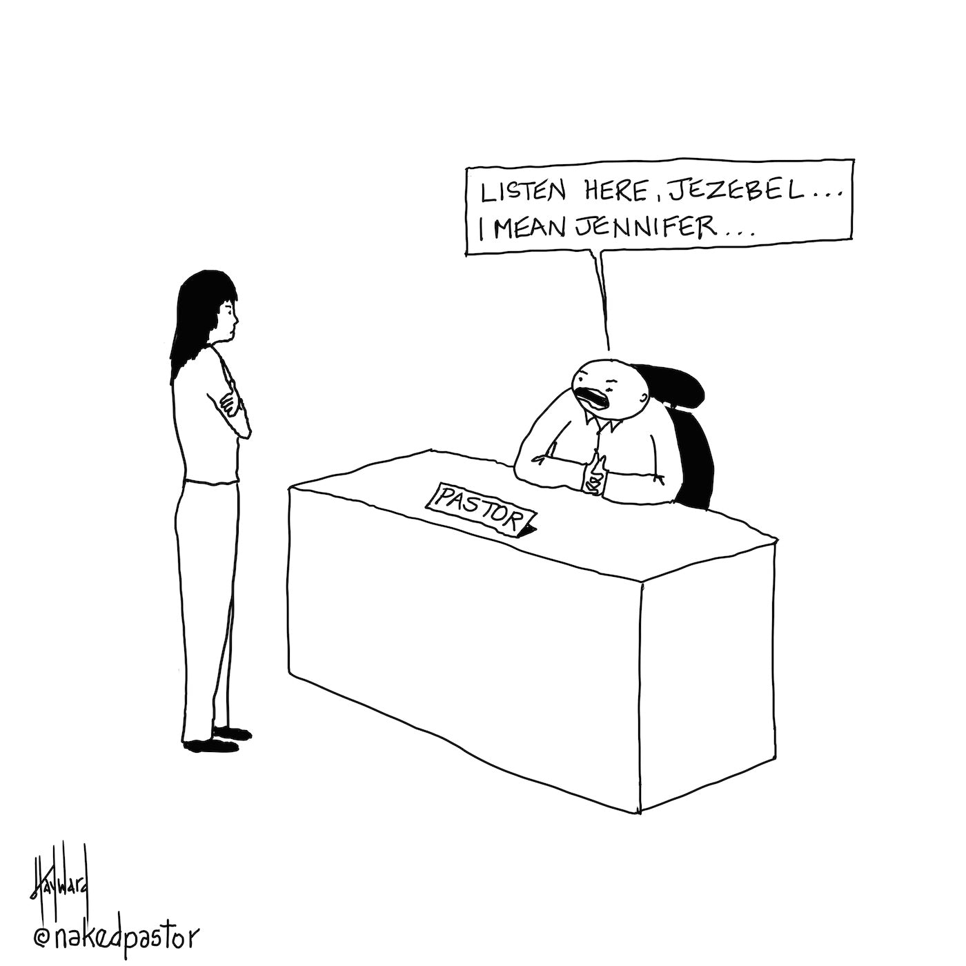 Jezebel Jennifer Digital Cartoon