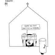 You Just Don't Fit Anymore Digital Cartoon - by nakedpastor