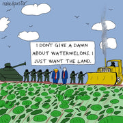 Just Want The Land Digital Cartoon